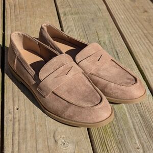 Old Navy Suede Tan Loafers